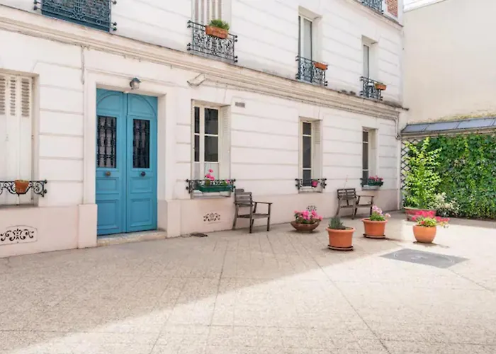 Appartement Vintage 2bd With Patio In Montmartre